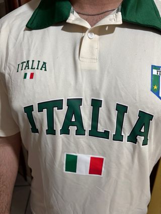Polo Italia Beige e Verde