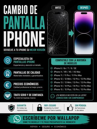 Reparaciones de pantalla (IPHONE)