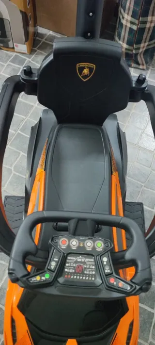 Carrinho Bebé Lamborghini Laranja