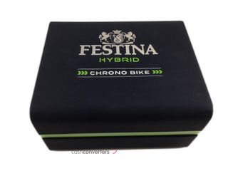 reloj pulsera caballero festina f20545/1 connected hybrid pack doble correa silicona 22cm + acero 18cm