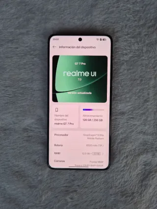 Realme GT 7 Pro 12+256GB color naranja
