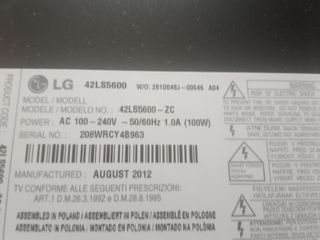 Televisor LG 42 Pulgadas Full HD LED