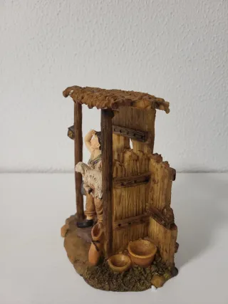 Pastor de Belén con oveja