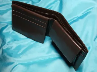 Carteira de Couro REAL LEATHER