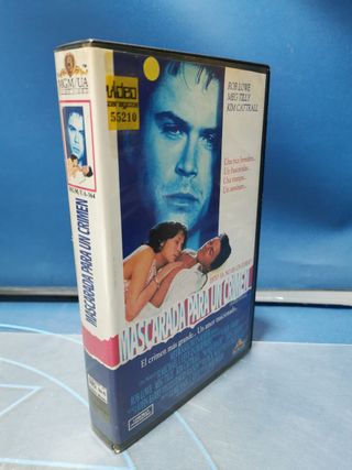 vhs de videoclub, MASCARADA PARA UN CRIMEN -ROB LOWE, MEG TILLY, KIM CATTRALL - VHS