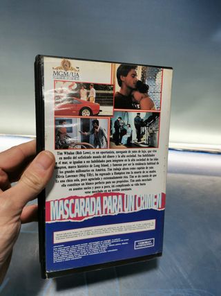 vhs de videoclub, MASCARADA PARA UN CRIMEN -ROB LOWE, MEG TILLY, KIM CATTRALL - VHS
