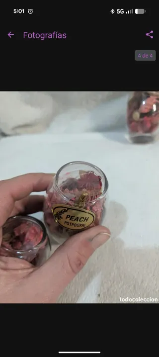 Lote de decoración de popurrí vintage sin estrenar