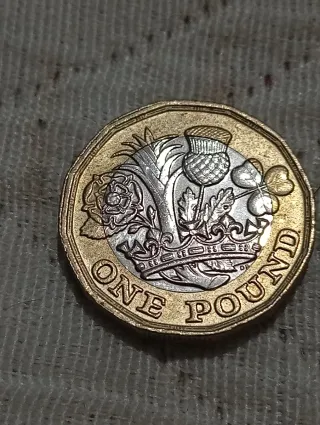 Lote de monedas de 1 libra