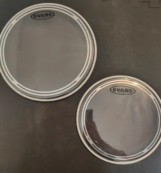 Pack 3 Parches Evans EC Resonant Toms