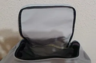 Bolsa deportiva Reebok azul y blanca