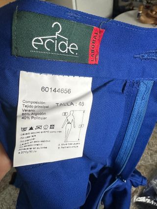 Pantalón de trabajo ecide azul