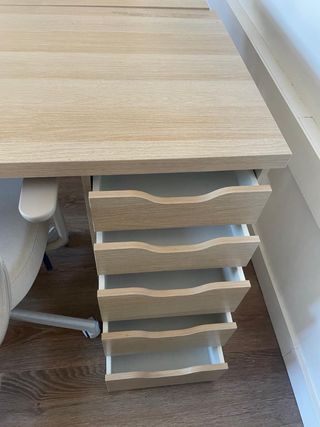 Escritorio IKEA ALEX 140x60cm cajonera y caballete