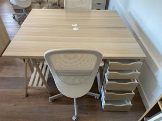 Escritorio IKEA ALEX 140x60cm cajonera y caballete