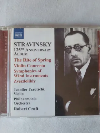 CD Naxos Stravinsky 125th Anniversary Album