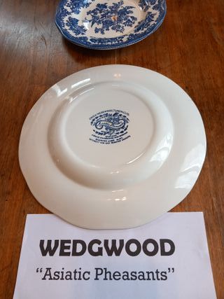 Wedgwood Asiatic Pheasants 2 piatti