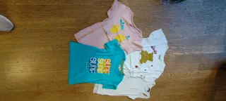 Set 3 magliette e canotta bimba