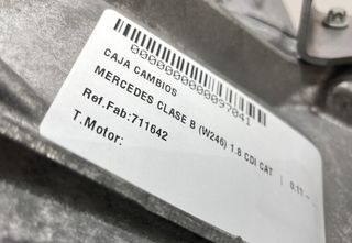 Mercedes 711642 caja cambios clase b (w246) 97041