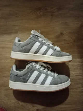Zapatillas Adidas Campus Grises Talla 40