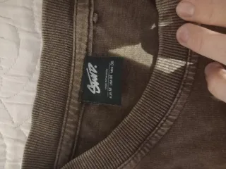 Camiseta Pull&Bear Marrón Oversize