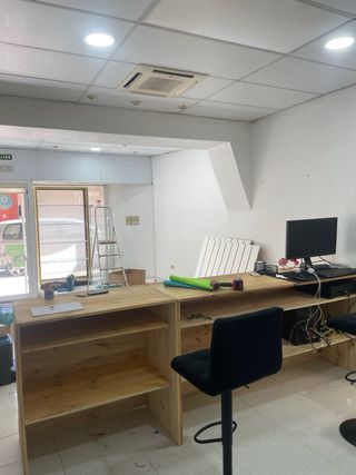 Mostrador de madera