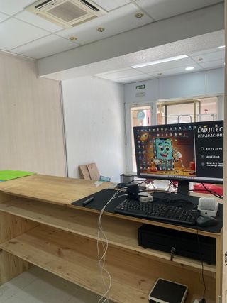 Mostrador de madera