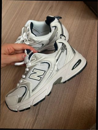 New Balance 530 Plata Talla 40