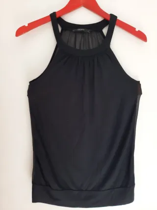 Blusa Vero Moda negra transparente