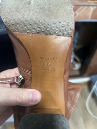Botines Uterqüe Marrones Talla 39