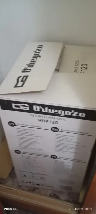Estufa Orbegozo LLAMA AZUL F120