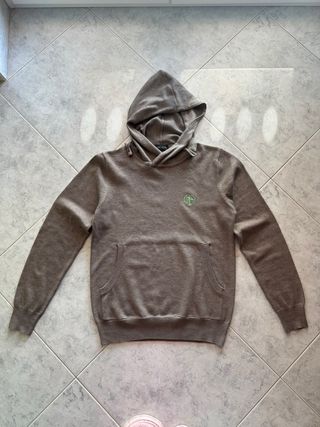 Stone Island Felpa Cappuccio Vintage Ricamata