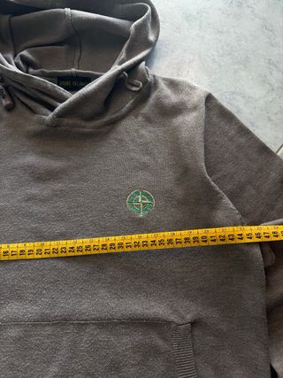 Stone Island Felpa Cappuccio Vintage Ricamata