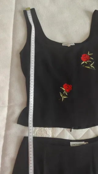 Vestido dos piezas ocasiones especiales,flores