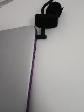 Portátil HP Plata y Morado