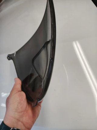 Cupolino PLEXIGLASS MALAGUTI F15 FIREFOX nero fumè