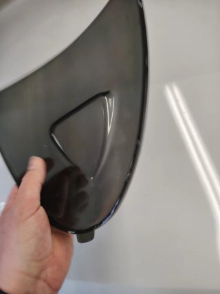 Cupolino PLEXIGLASS MALAGUTI F15 FIREFOX nero fumè