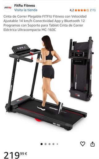 Cinta de Correr Plegable FITFIU MC-160C
