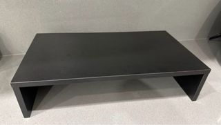 Soporte monitor o TV de madera negro