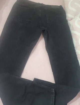 Vaqueros rectos Mango negros talla 42