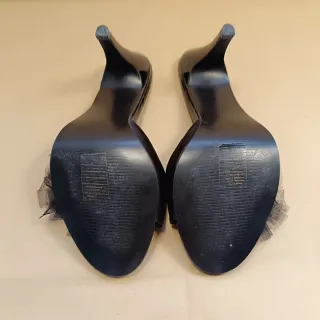 Yamamay Tacchi Neri con Fiocco Tulle Tg 38