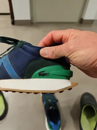 Zapatillas Lacoste Azul y Verde