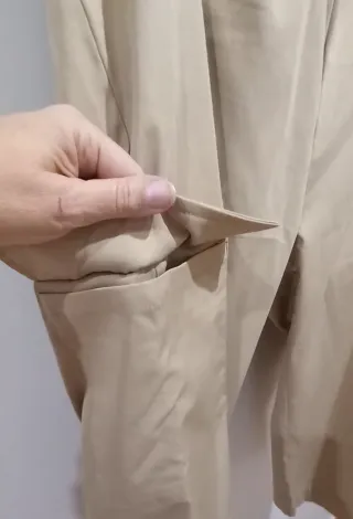 Pantalón tobillero beige Carmakoma