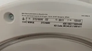 Lavadora Balay 6kg