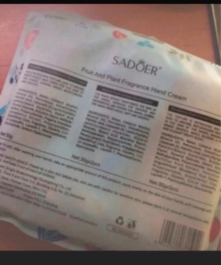 Pack 5 Cremas de Manos Sadoer Frutales 30gr