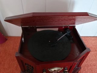 Tocadiscos Vintage Radio CD