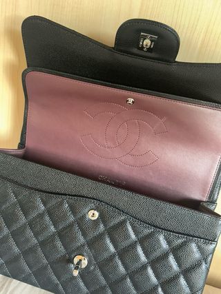 Borsa Chanel Pelle Nera Trapuntata