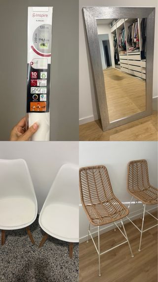 Pack Muebles: Espejo y sillas