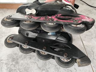 Patines en línea negros Talla 32-34