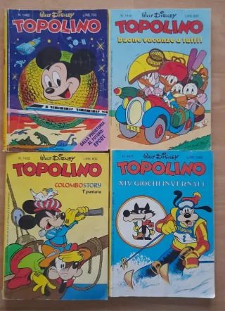 Fumetti Topolino Walt Disney anni 82/84