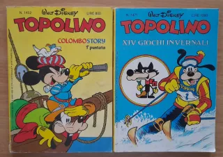 Fumetti Topolino Walt Disney anni 82/84