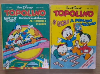 Fumetti Topolino Walt Disney anni 82/84